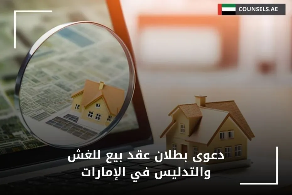 دعوى بطلان عقد بيع للغش والتدليس في الإمارات